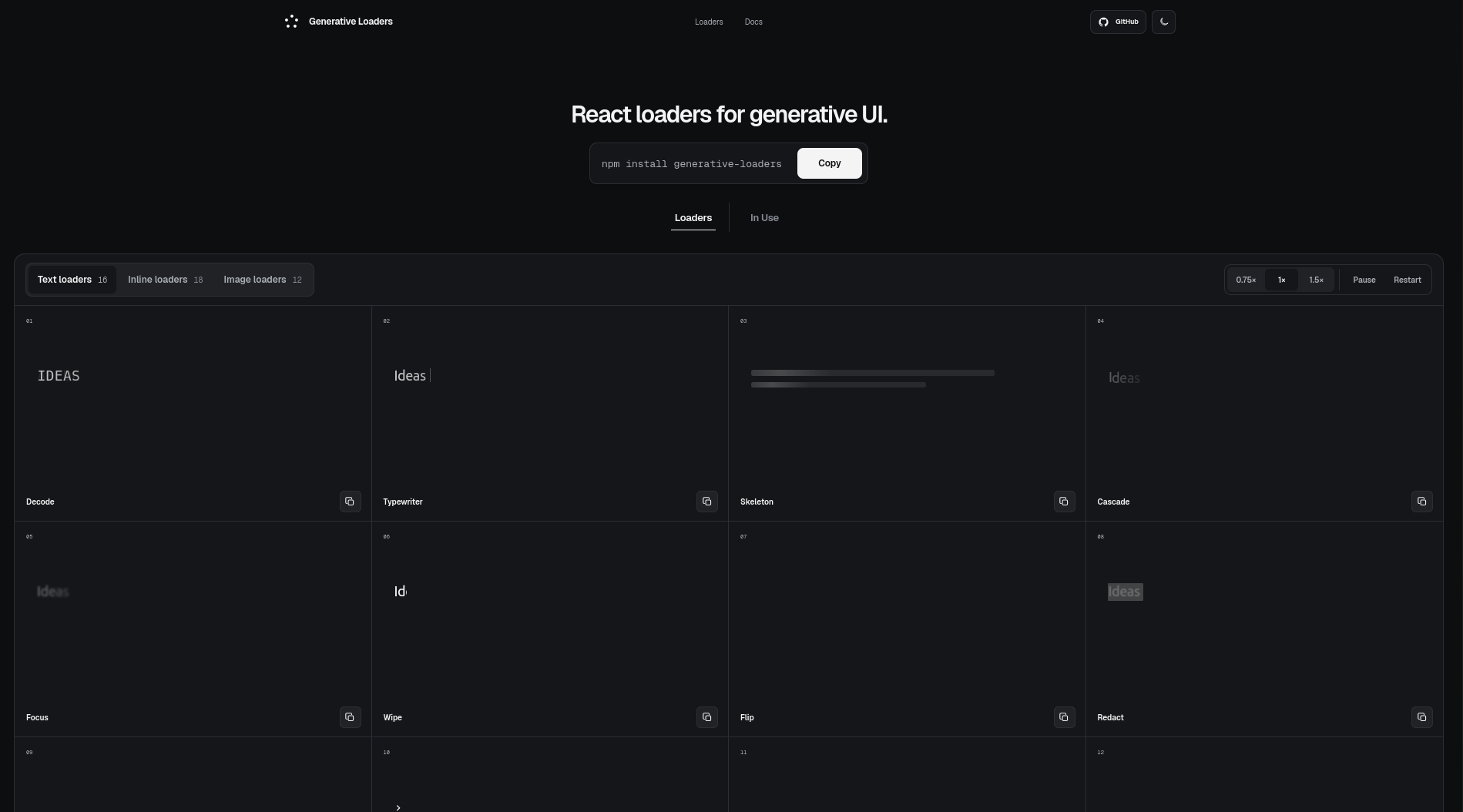 Loader for your website