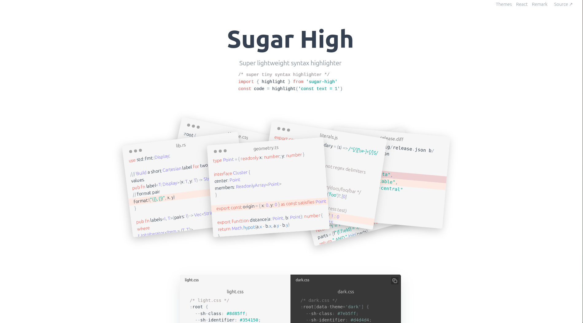 Syntax highlighter