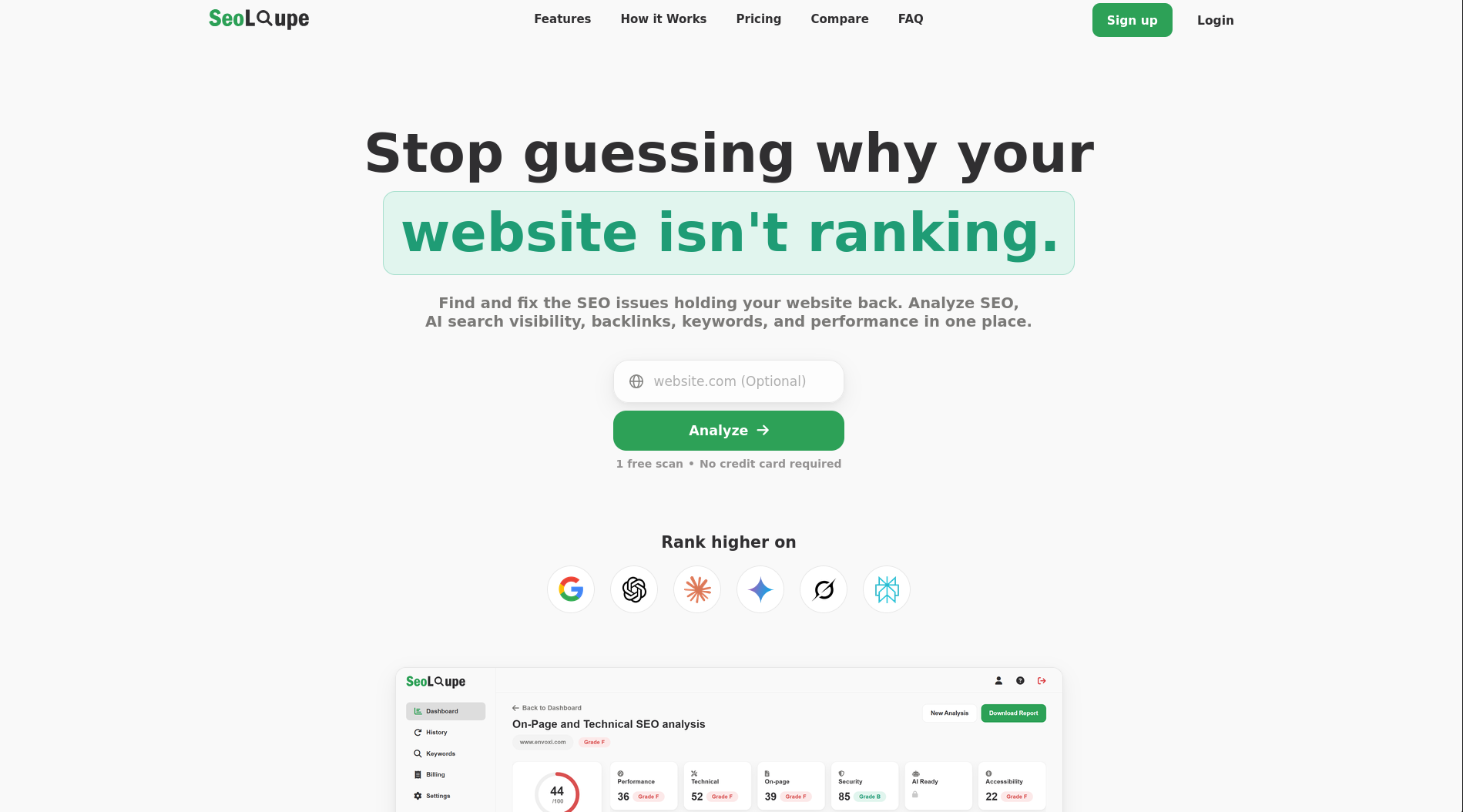Make your website SEO First